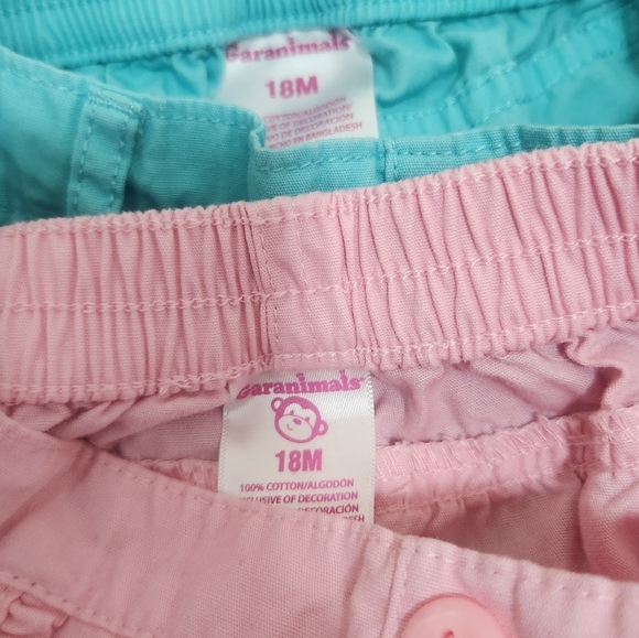Girls 18 months 2 pair Garanimals shorts - Picture 5 of 5